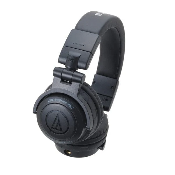 Audio-Technica ATH-PRO500MK2 Professional DJ Monitor Headphones - Black