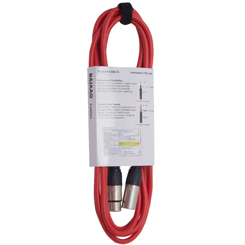 Bajaao Male XLR to Female XLR Microphone Cable - Image 58