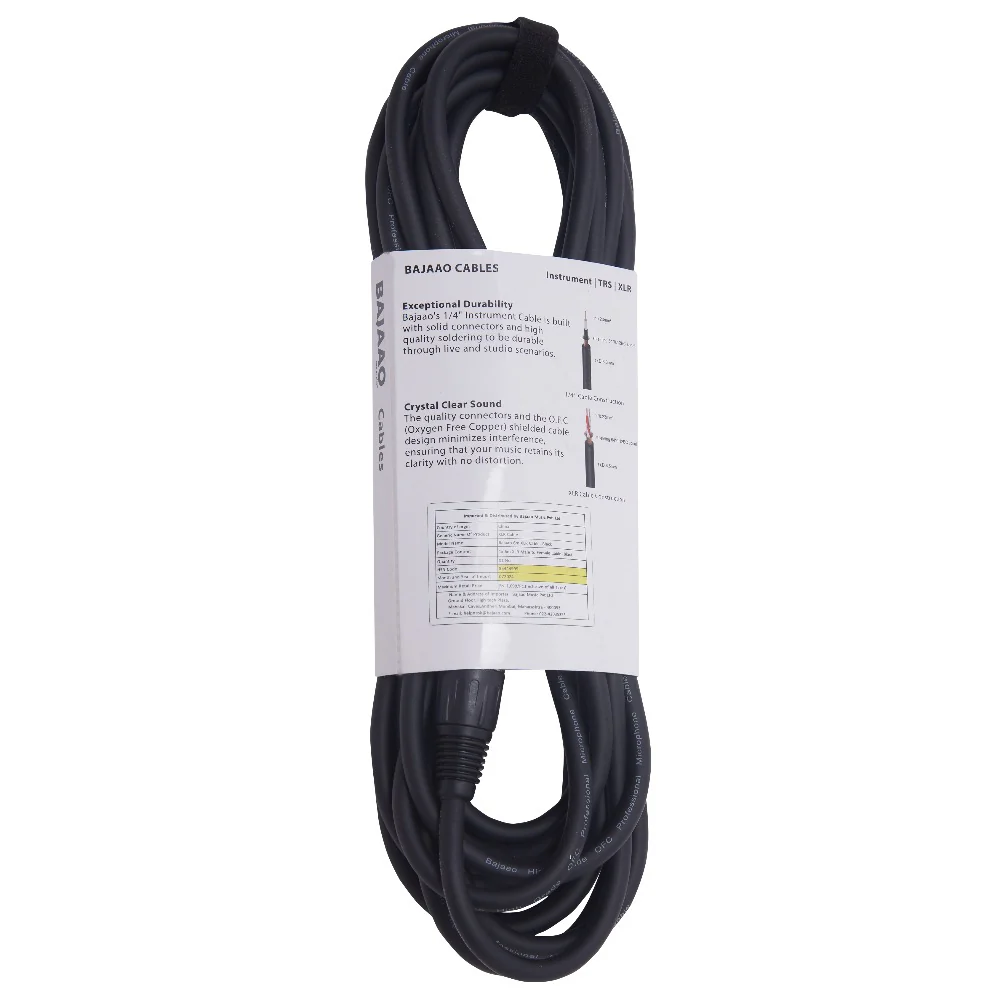 Bajaao Male XLR to Female XLR Microphone Cable - Image 65
