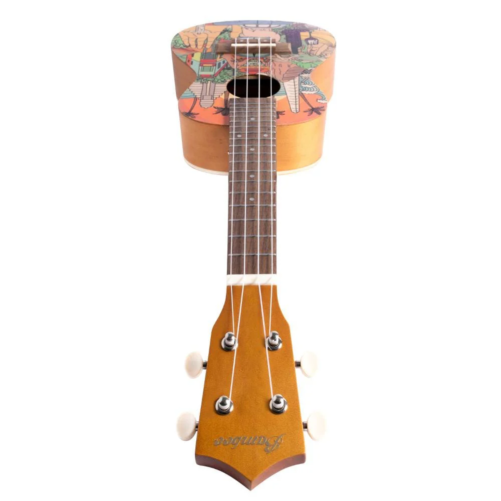 Bamboo New Generation Culture Line Series Concert Ukulele with Gig Bag - Image 4