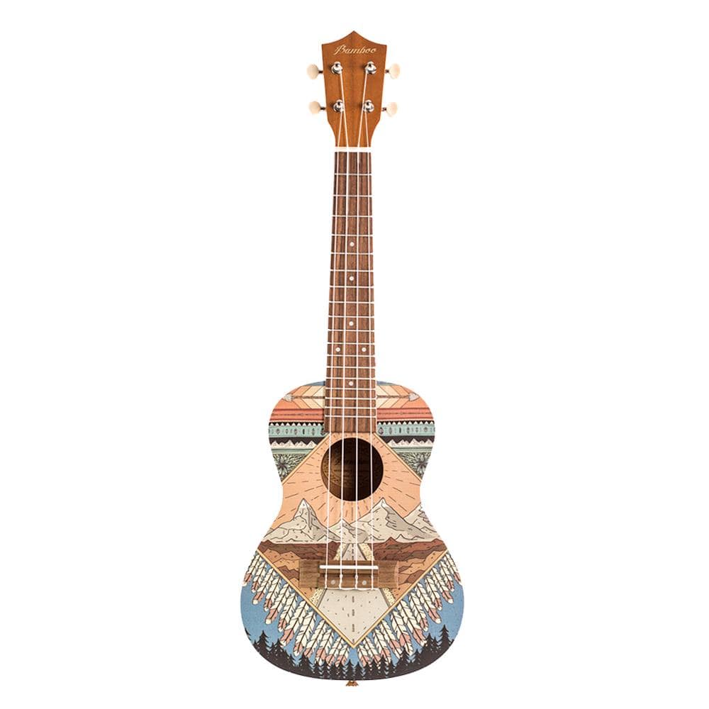 Bamboo New Generation Culture Line Series Concert Ukulele with Gig Bag - Image 5