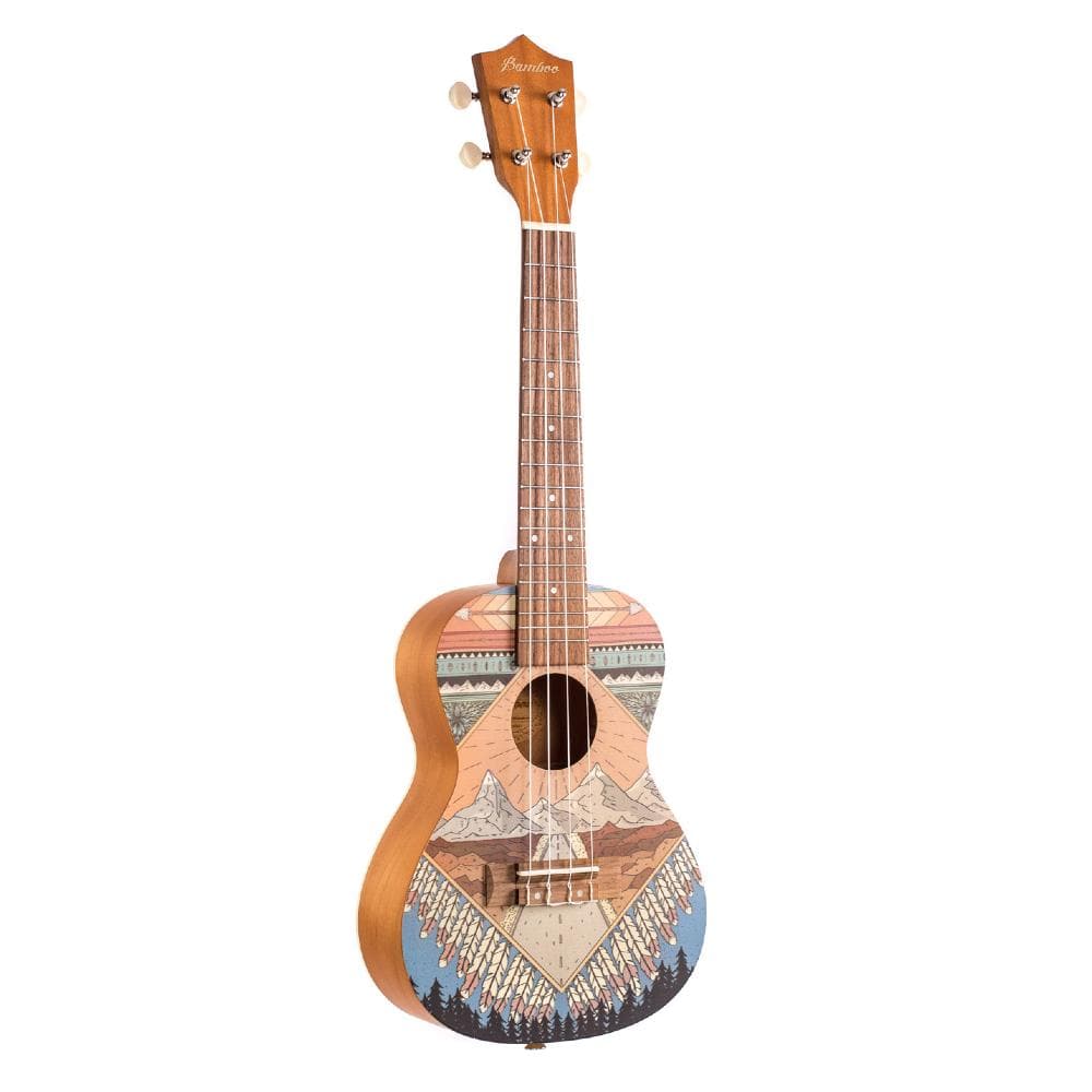 Bamboo New Generation Culture Line Series Concert Ukulele with Gig Bag - Image 7