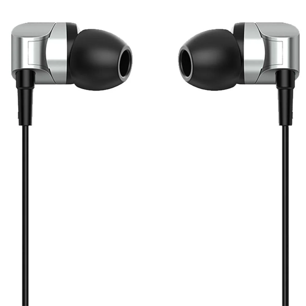 boAt BassHeads 132 In Ear Wired Headphone With Mic- Silver Surfer - Image 5