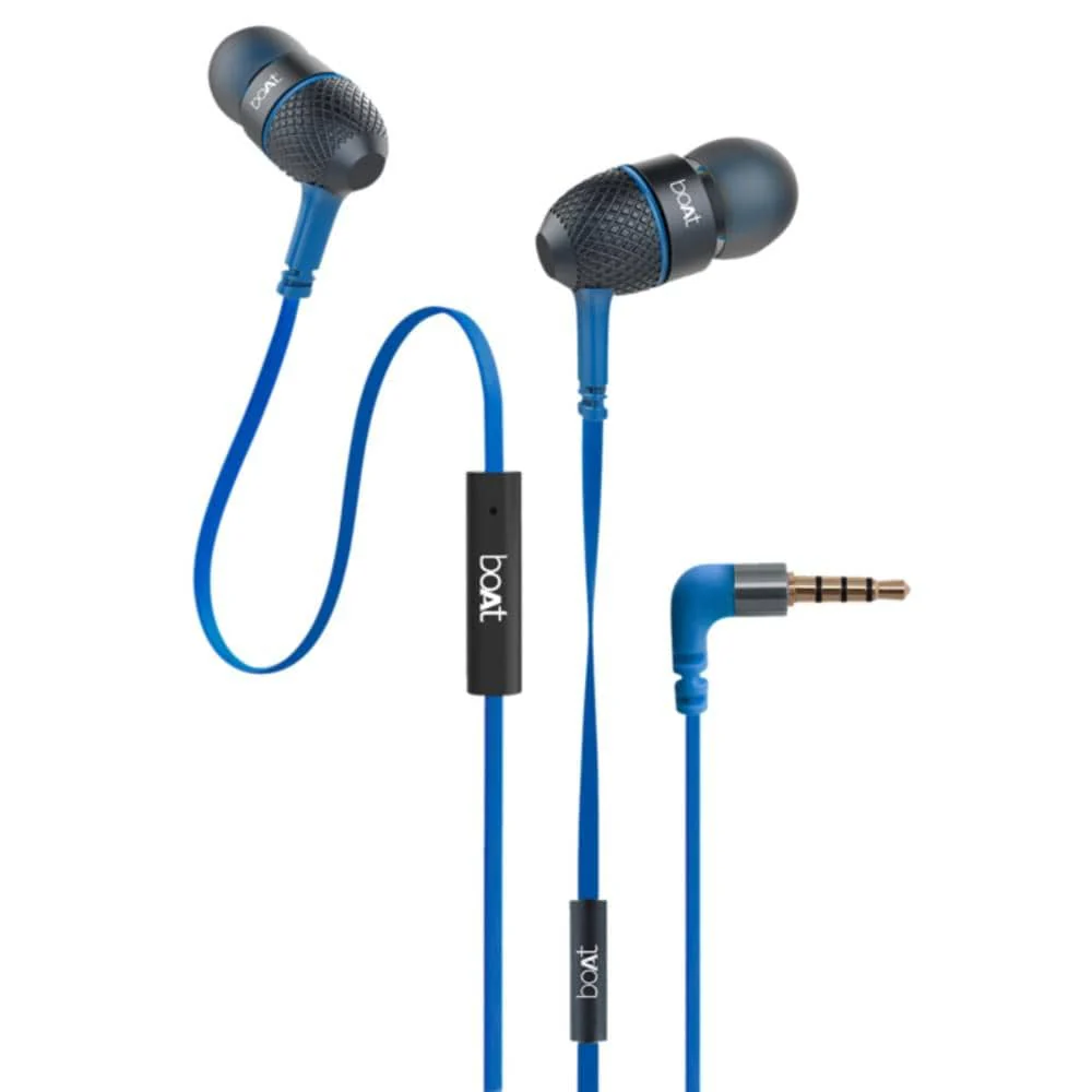 boAt BassHeads 220 In Ear Wired Headphone With Mic - Image 2