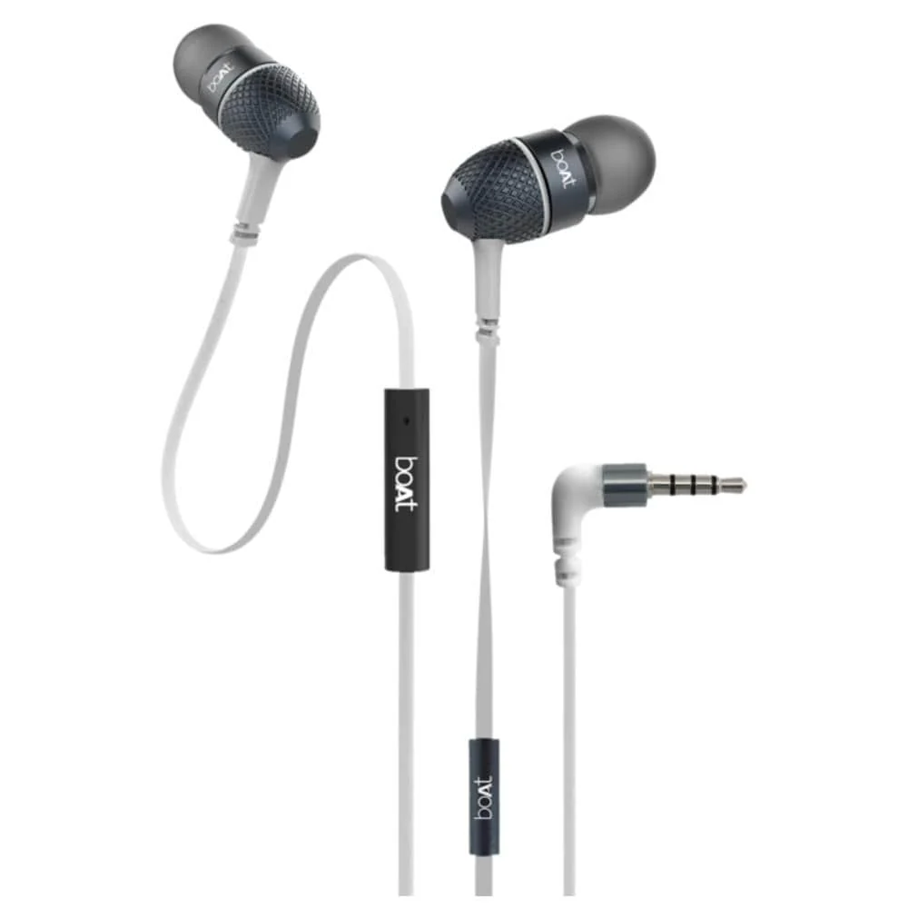 boAt BassHeads 220 In Ear Wired Headphone With Mic - Image 3