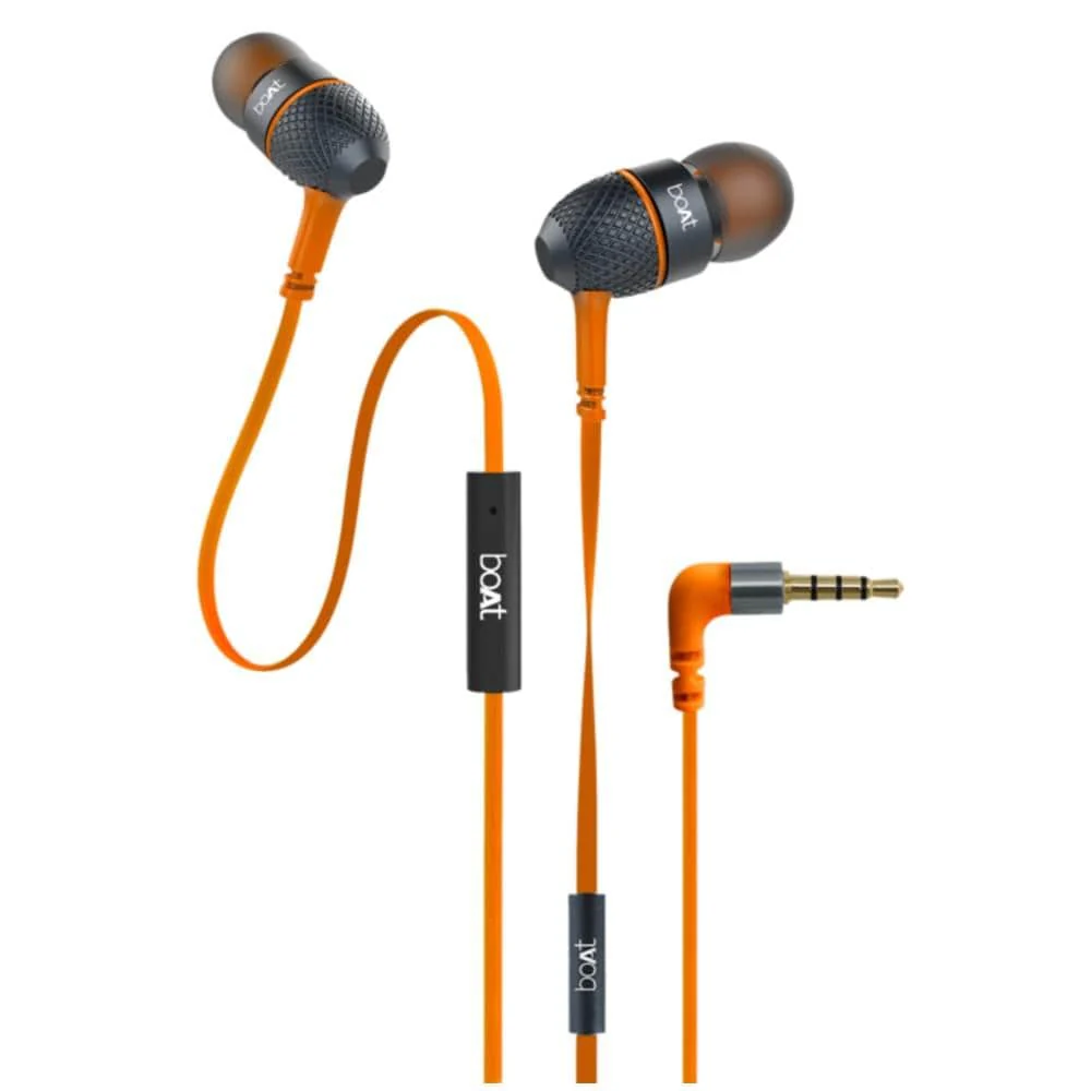 boAt BassHeads 220 In Ear Wired Headphone With Mic - Image 4