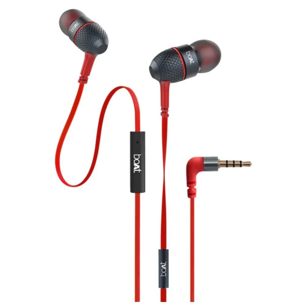 boAt BassHeads 220 In Ear Wired Headphone With Mic - Image 6