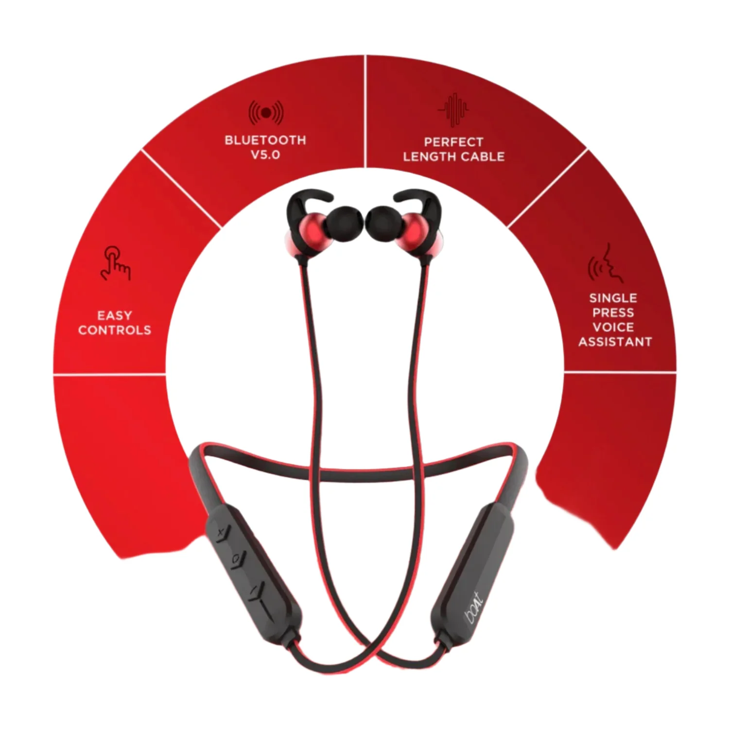 boAt Rockerz 255R In-Ear Neckband Headphone - Image 24