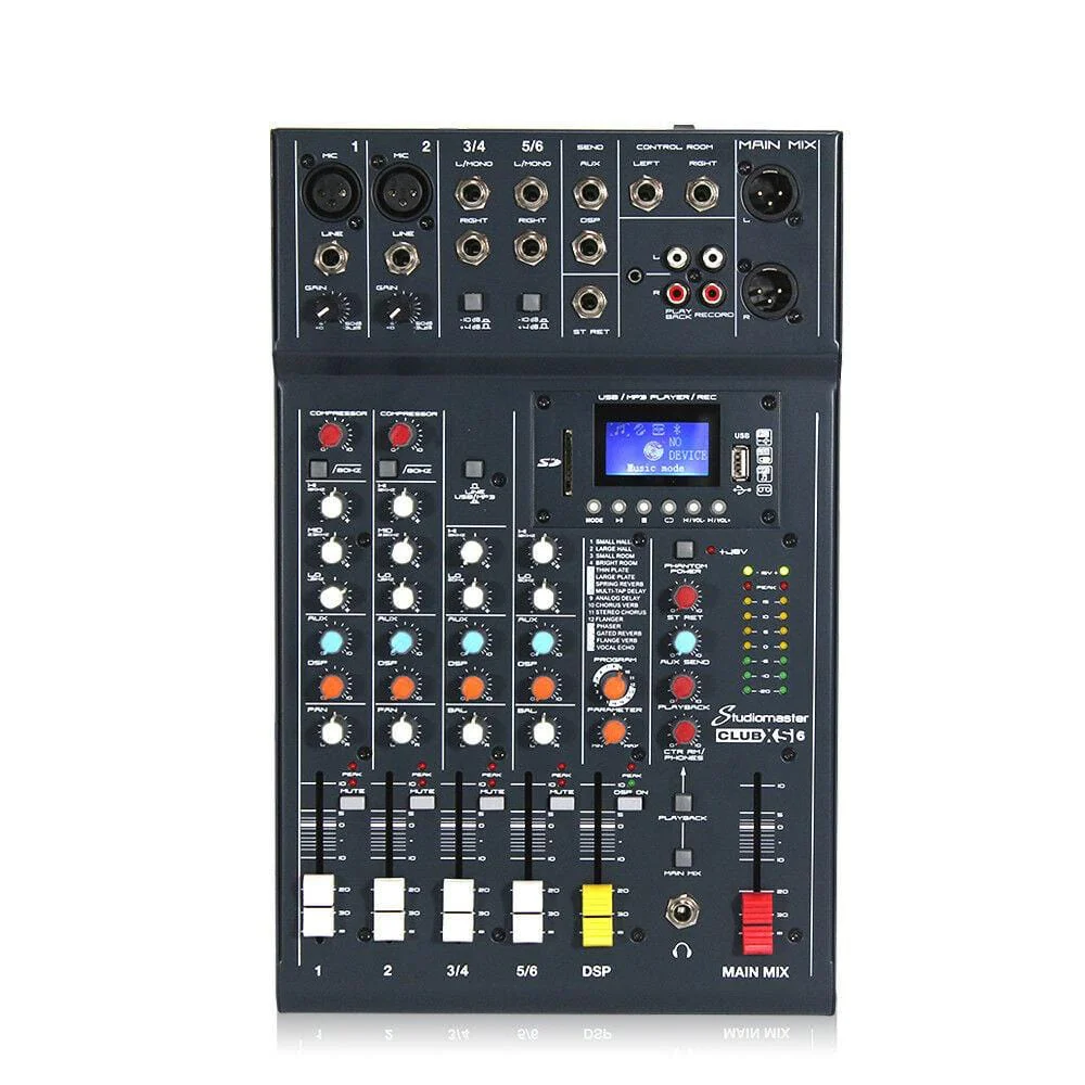 Carlsbro CLUB XS6 6 Channel Analog Mixer
