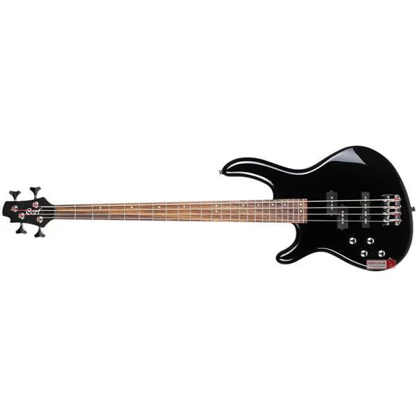 Cort Action Bass Plus 4-String Bass Guitar - Left Handed - Black