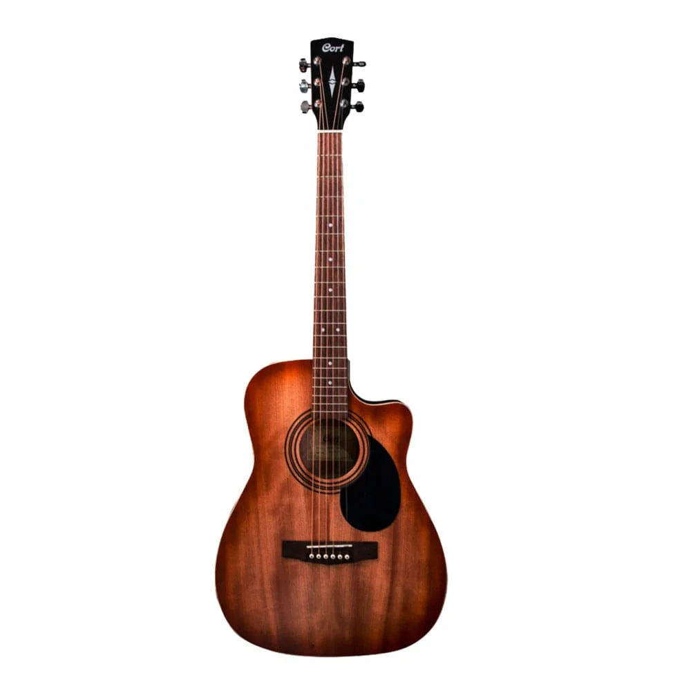 Cort AF500C Standard Series Open Pore Cutaway Acoustic Guitar with Gigbag, Tuner, Strap, Picks, Polishing Cloth & Ebook - Image 6