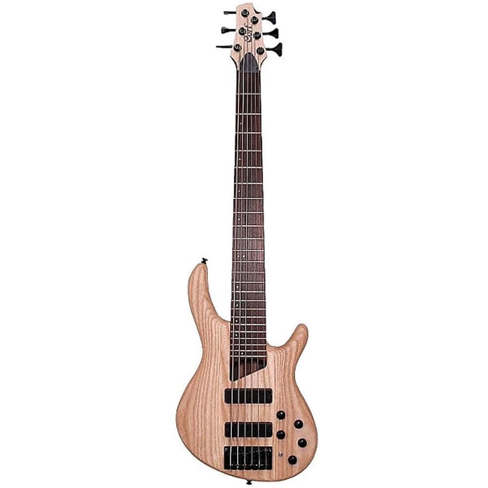 Cort B6 Plus AS-OP 6-String Electric Bass Guitar - Panga Panga Fretboard - Natural