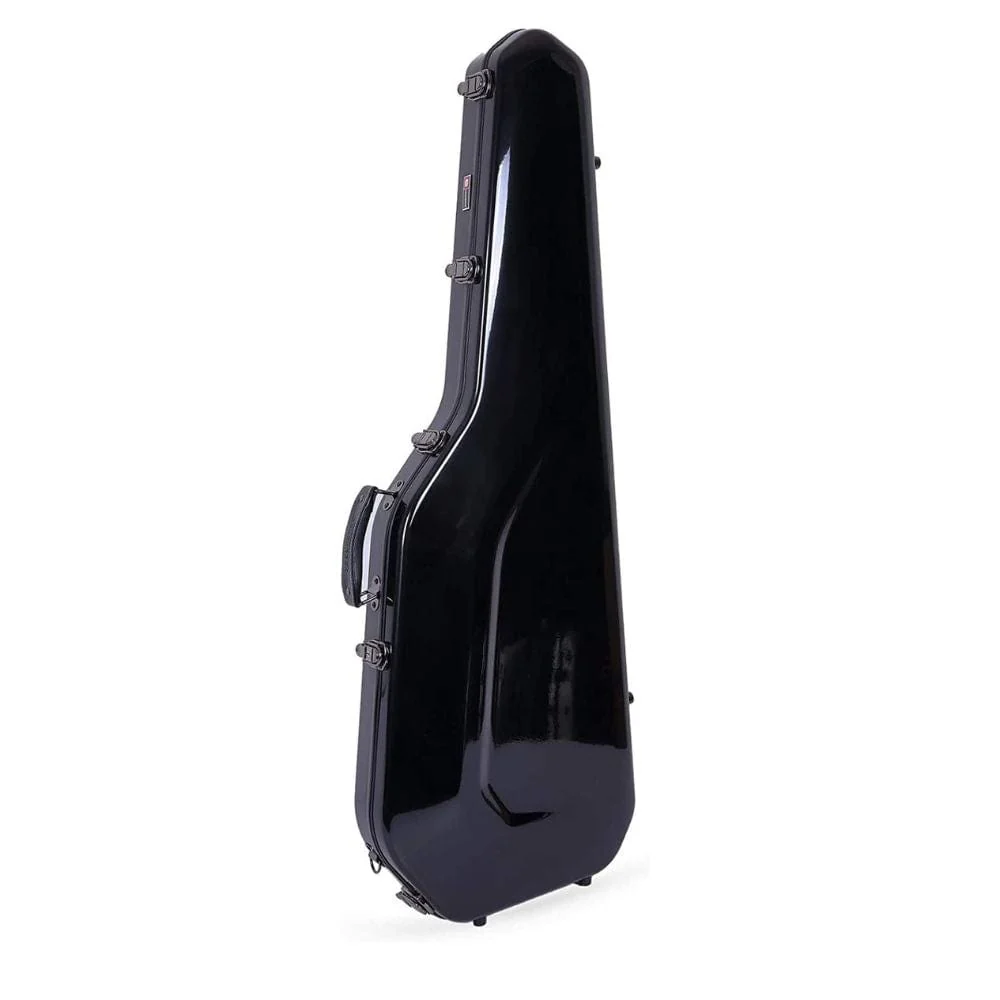 Crossrock CRF-2020GSTBK Deluxe Fiberglass Case for Tele and Strat Style Electric Guitars - Black