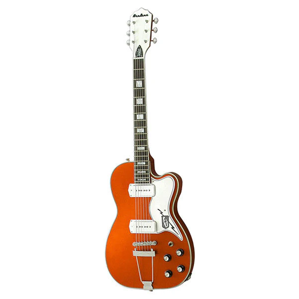 Eastwood Guitars Airline Tuxedo Hollow Electric Guitar - Copper