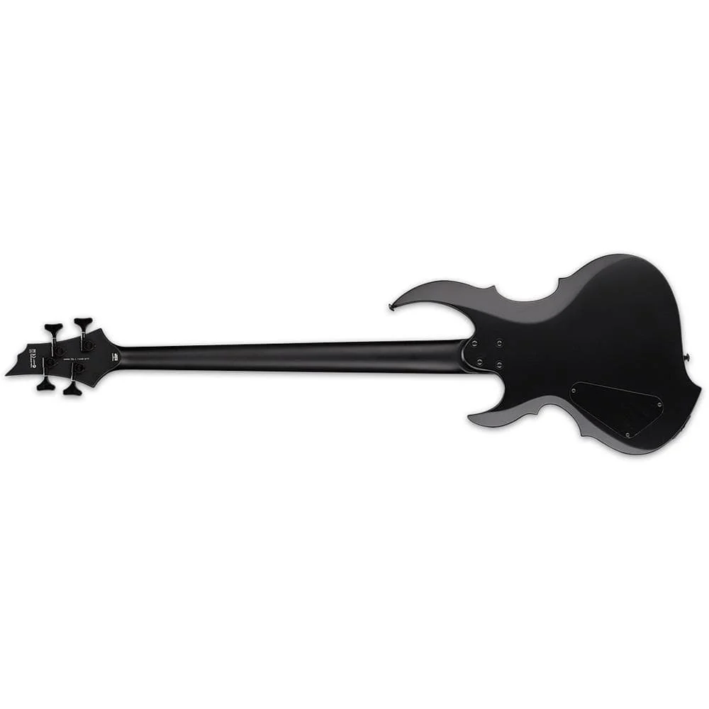 ESP Tom Araya Signature TA-204 FRX 4-String Bass Guitar - Black Satin - Image 3