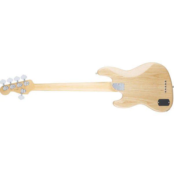 Fender American Elite Jazz Bass V Bass Guitar - Natural - Image 2