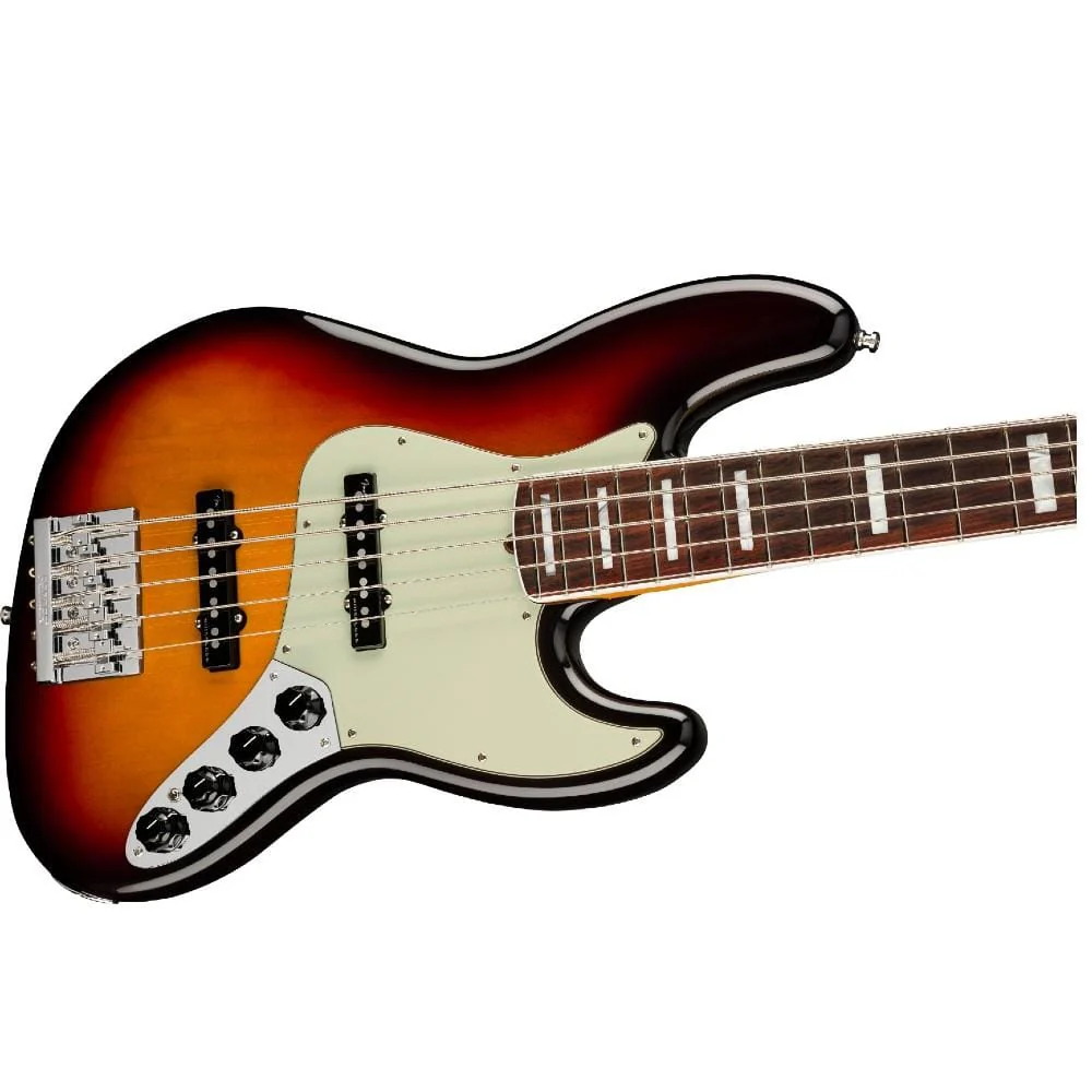 Fender American Ultra Jazz V 5 String Bass Guitar - Image 4