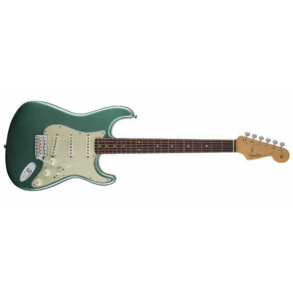 Fender American Vintage '59 Stratocaster Electric Guitar, Slab Rosewood Fingerboard, Sherwood Green Metallic