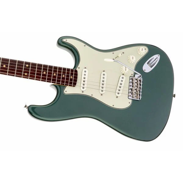 Fender American Vintage '59 Stratocaster Electric Guitar, Slab Rosewood Fingerboard, Sherwood Green Metallic - Image 2