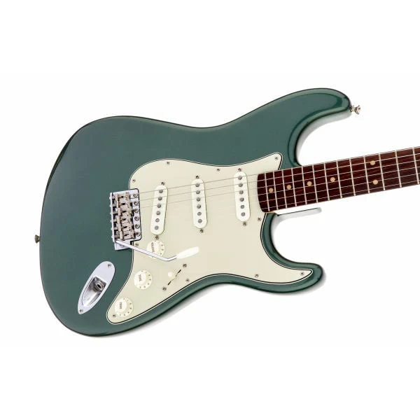 Fender American Vintage '59 Stratocaster Electric Guitar, Slab Rosewood Fingerboard, Sherwood Green Metallic - Image 4