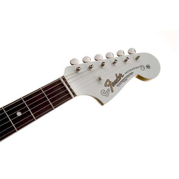 Fender American Vintage '65 Jazzmaster Electric Guitar, Round-Lam Rosewood Fingerboard, Olympic White - Image 5
