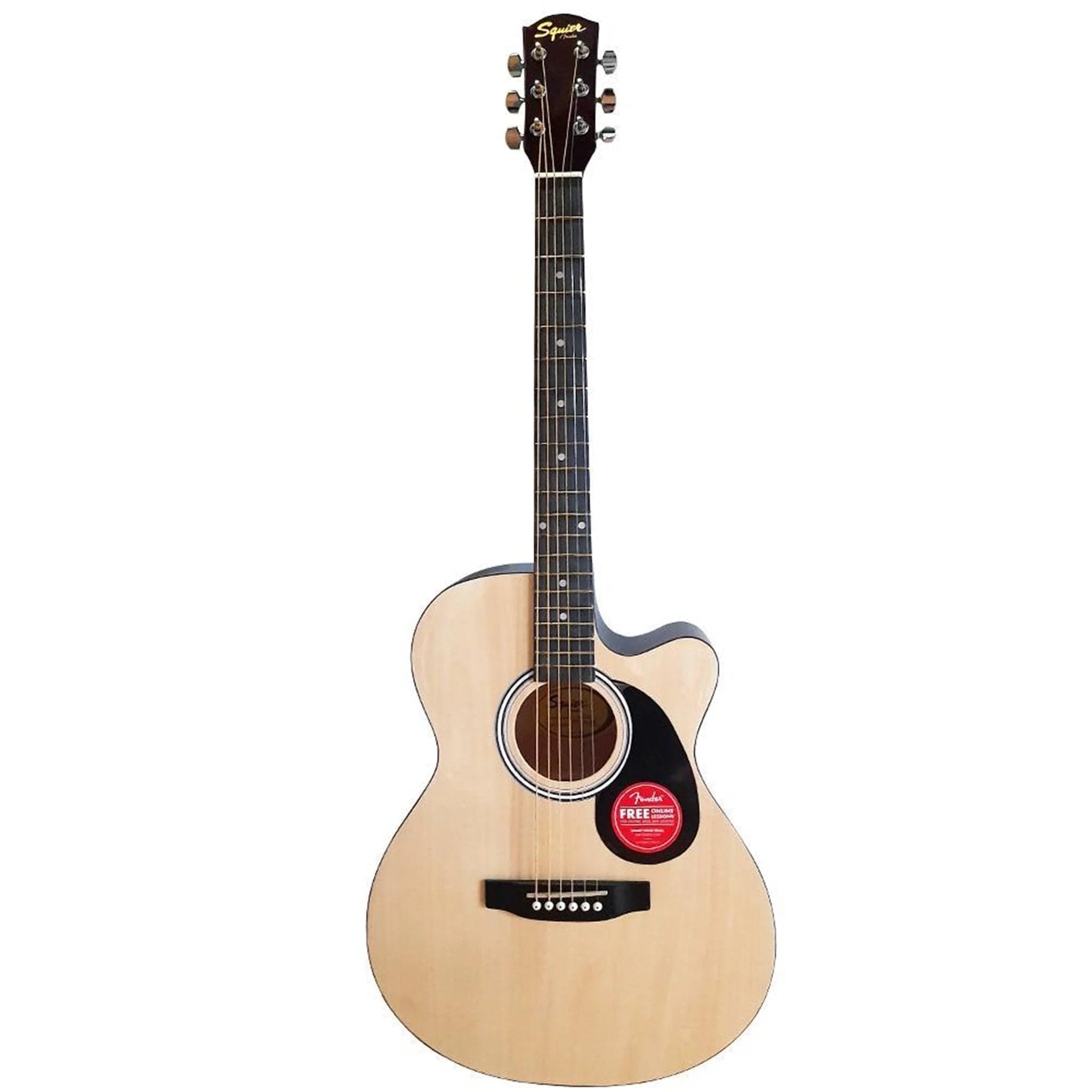 Fender SA 135C 39" 6 String Acoustic Guitar with Gigbag, Tuner, Strap, Picks, Polishing Cloth & Ebook - Image 2