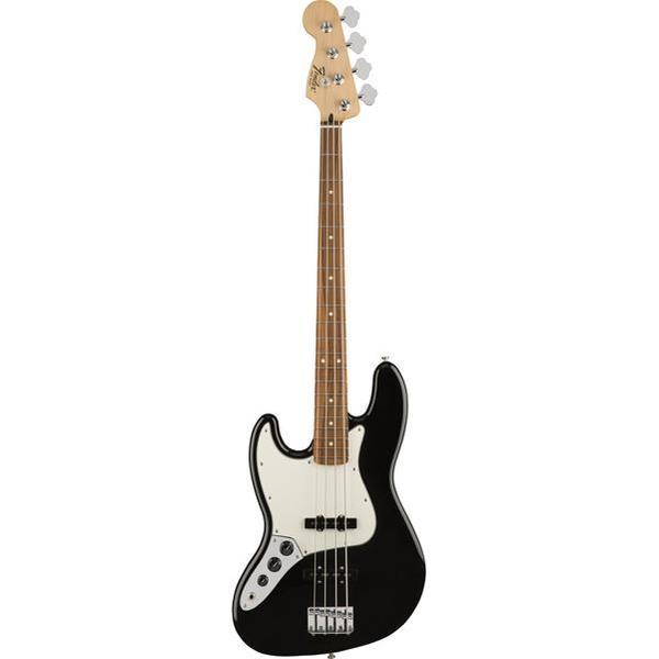Fender Standard Jazz Bass Pau Ferro Fingerboard Left Handed Bass Guitar - Black