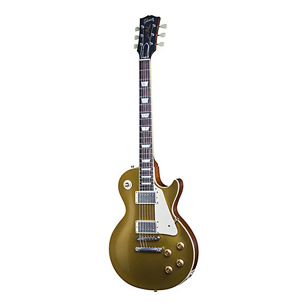 Gibson Standard Historic LP 57 GT Electric Guitar - Antique Gold VOS with Dark Black