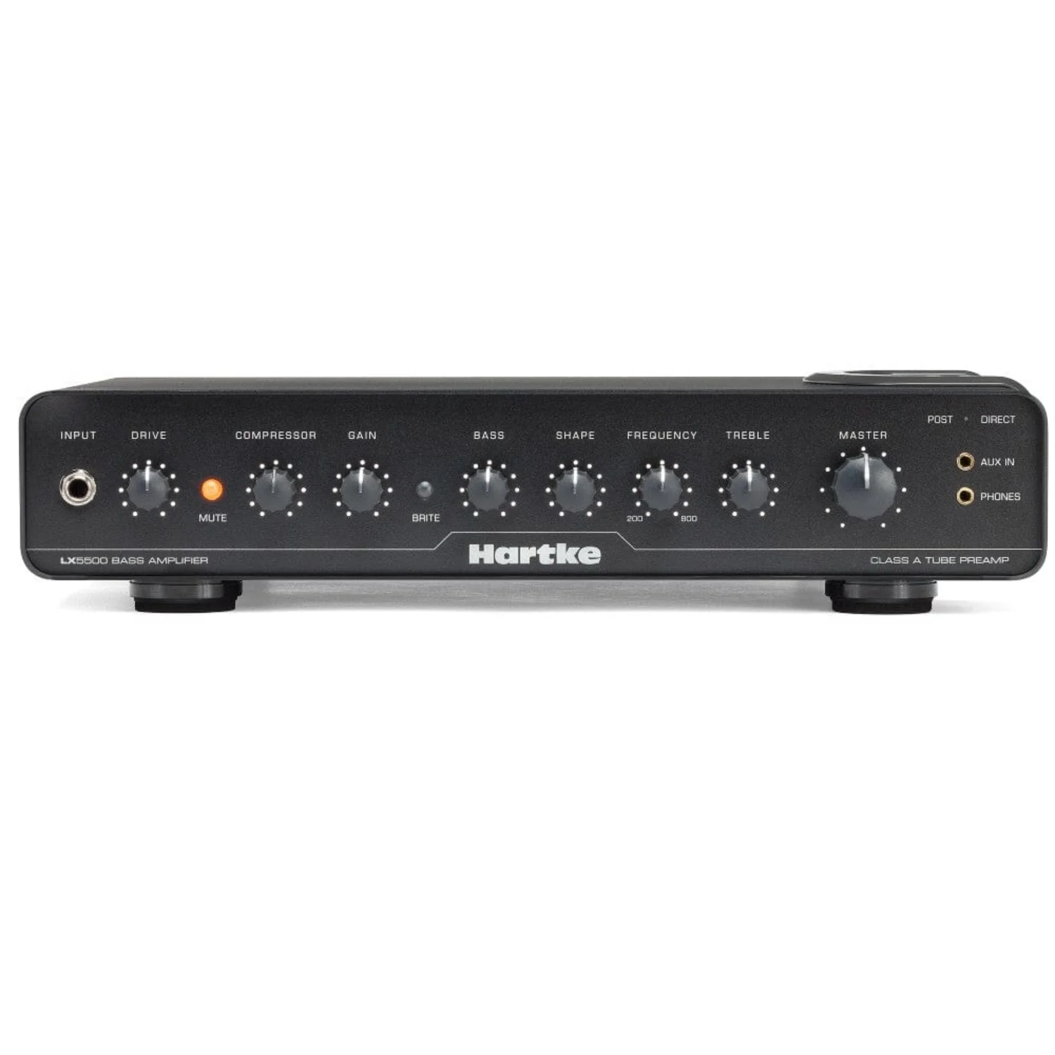 Hartke LX5500 500 Watt Lightweight Bass Head with Tube Preamp