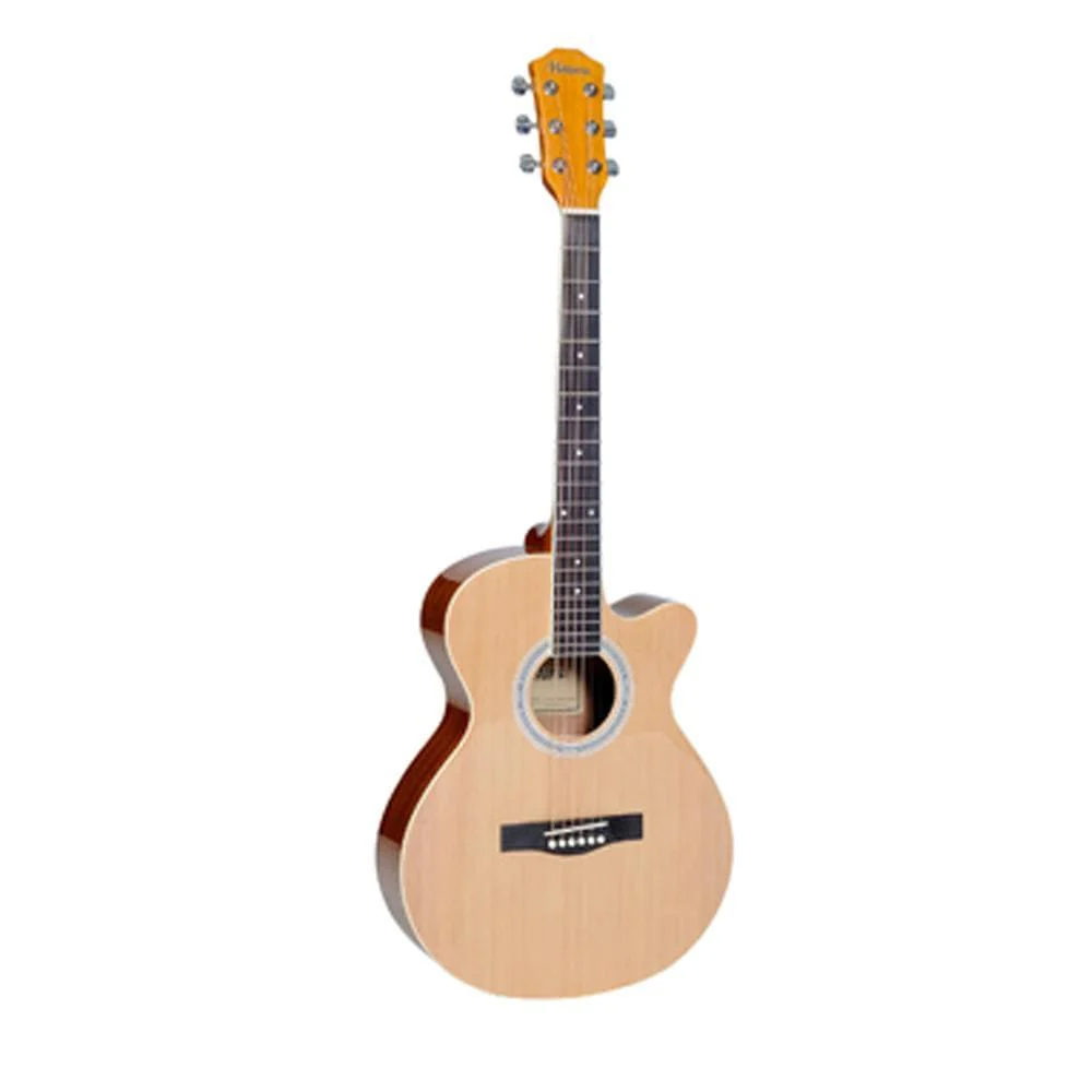 Havana FA391c 39 inch Cutaway Acoustic Guitar with Gigbag, Strap, Picks, Polishing Cloth & Ebook - Image 6