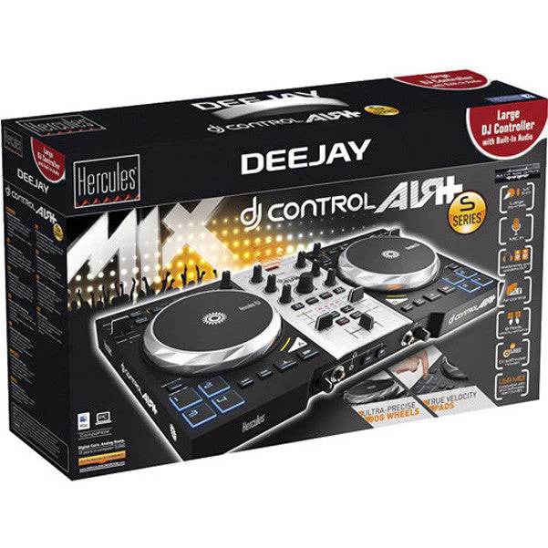 Hercules DJ Control AIR+ S Series 2-Channel USB DJ Controller with Software - Image 4