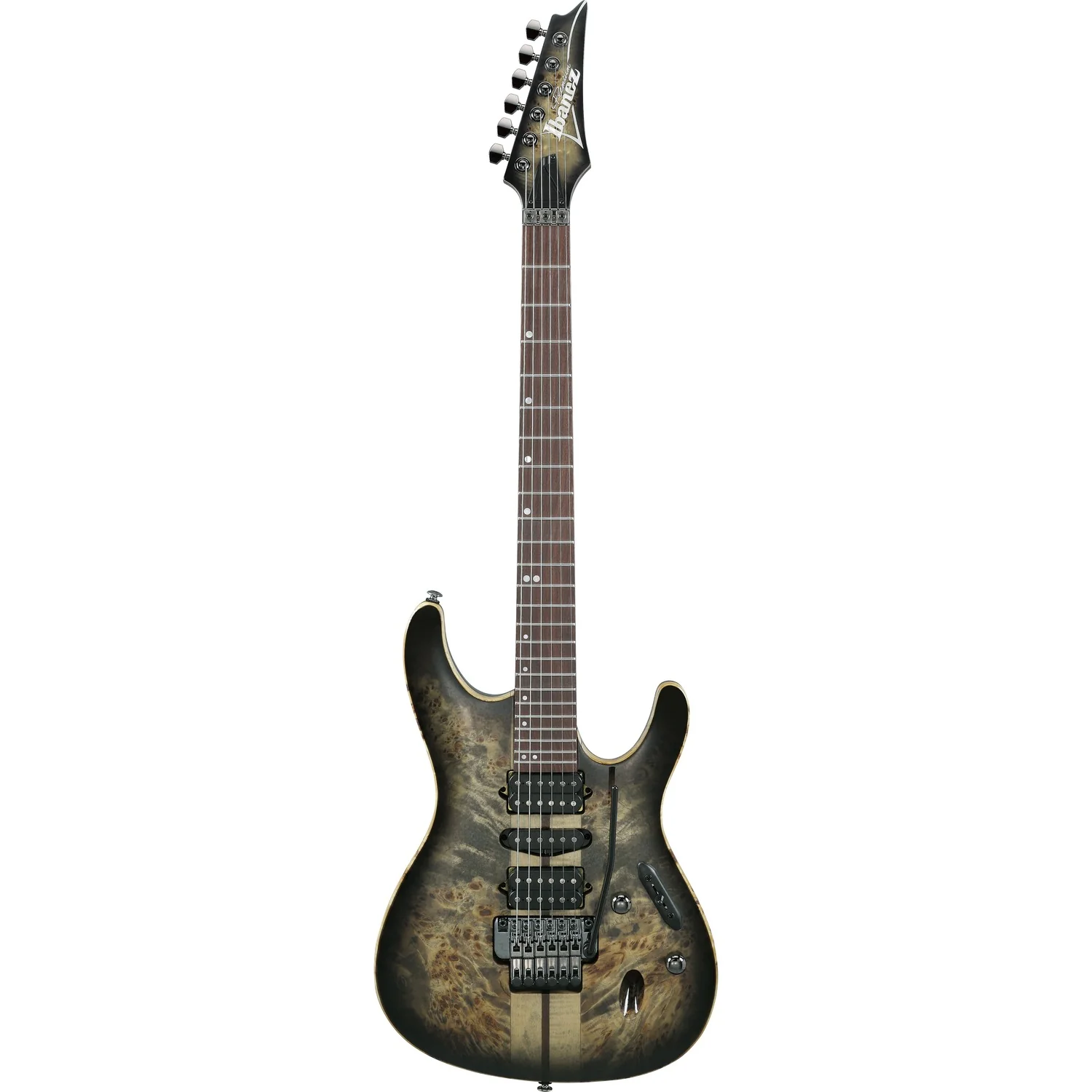 Ibanez S1070PBZ Premium 6-String Electric Guitar - Panga Panga Fretboard - Cerulean Blue Burst