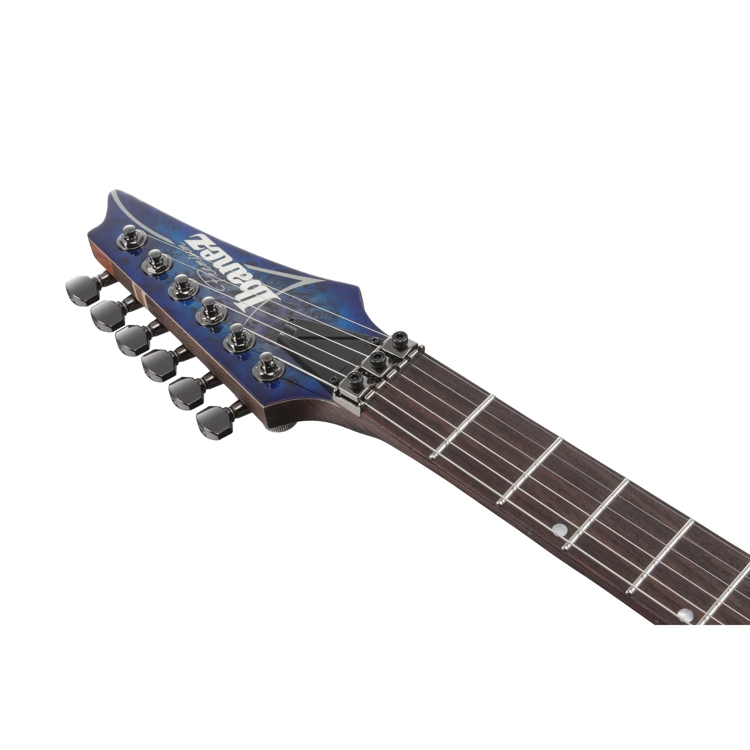 Ibanez S1070PBZ Premium 6-String Electric Guitar - Panga Panga Fretboard - Cerulean Blue Burst - Image 15