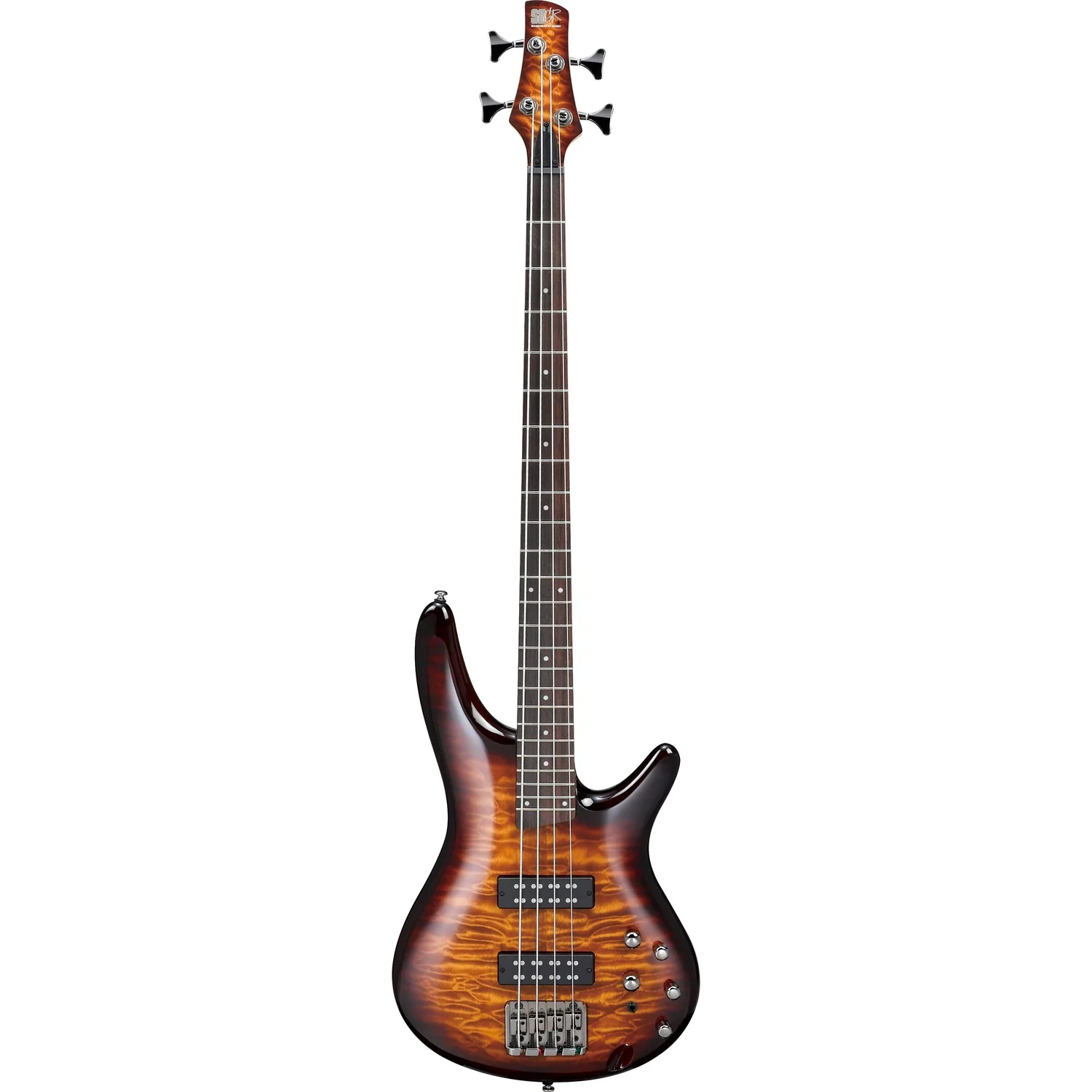 Ibanez SR400EQM 4-String Electric Bass Guitar - Jatoba Fretboard - Dragon Eye Burst