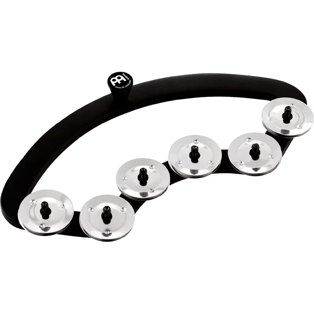 Meinl BBTA2-BK Backbeat for 13" to 14" Drums Stainless Steel Jingles Tambourine
