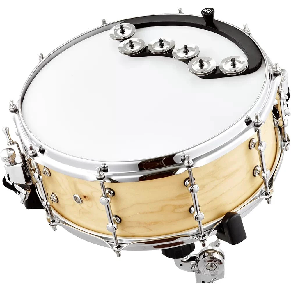 Meinl BBTA2-BK Backbeat for 13" to 14" Drums Stainless Steel Jingles Tambourine - Image 2