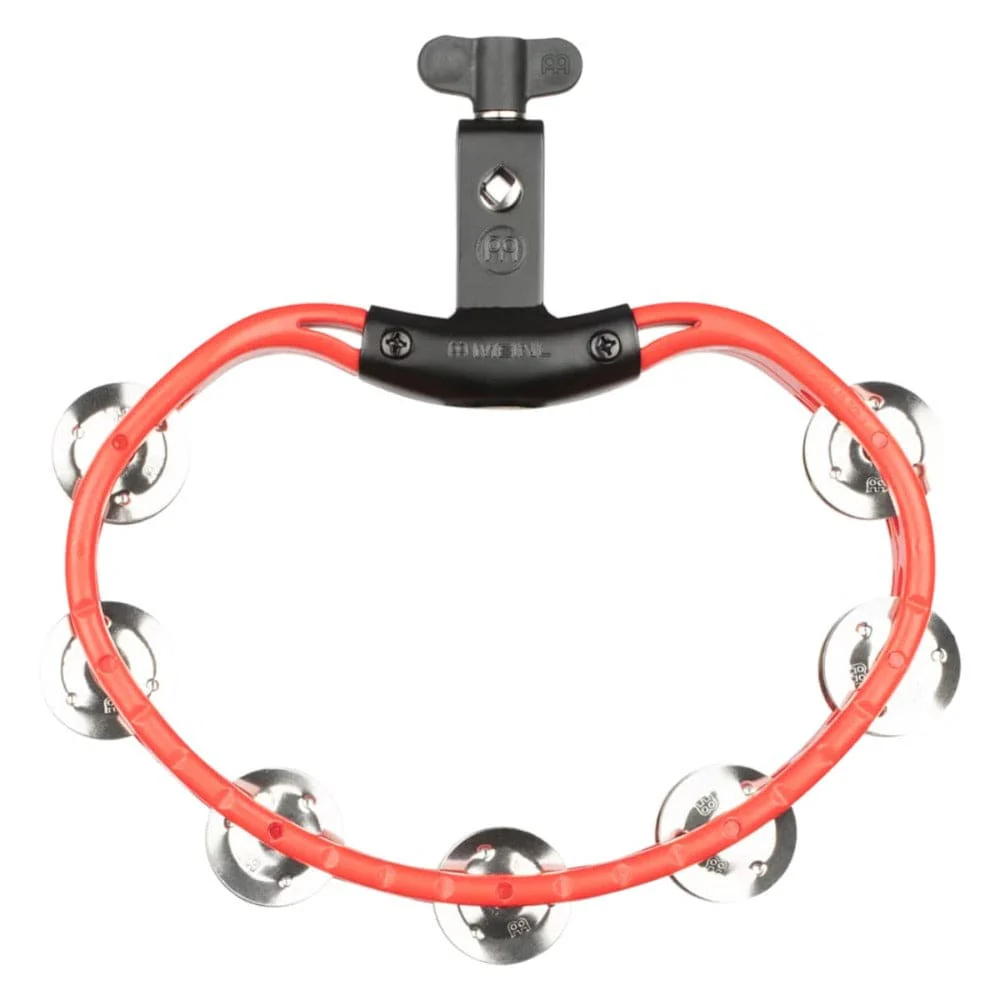 Meinl HTMT2R Headliner Series Mountable Stainless Steel Jingles Tambourine - Red