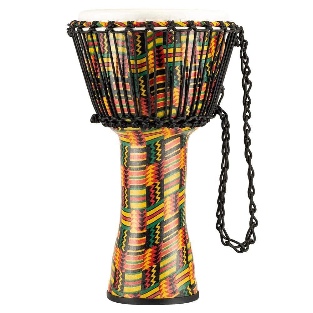 Meinl PADJ6-M-F 10" Travel Series Synthetic Head Rope Tuned Djembe - Image 4