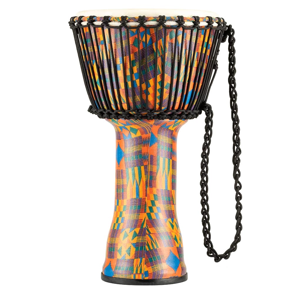 Meinl Percussion Travel Series 10 Rope Tuned Goat Skin Head Synthetic Djembe