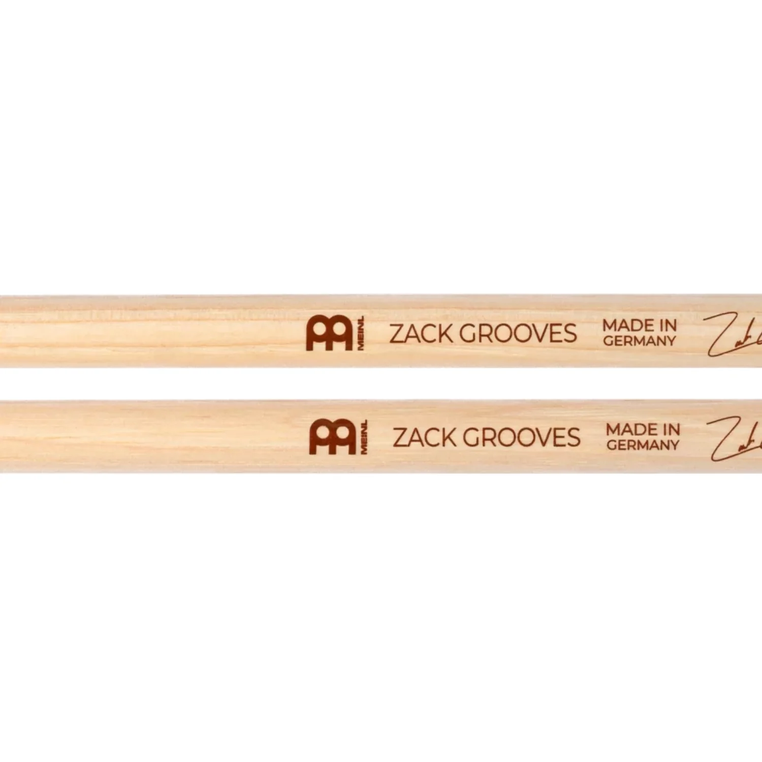 Meinl SB606 Zack Grooves Signature Hickory Wood Tip Drumstick - Image 3
