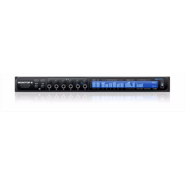 MOTU Monitor 8 - 24 x 16 x 8 Monitor Mixer, 6-Channel Headphone Amp and USB/AVB Audio Interface - Image 2