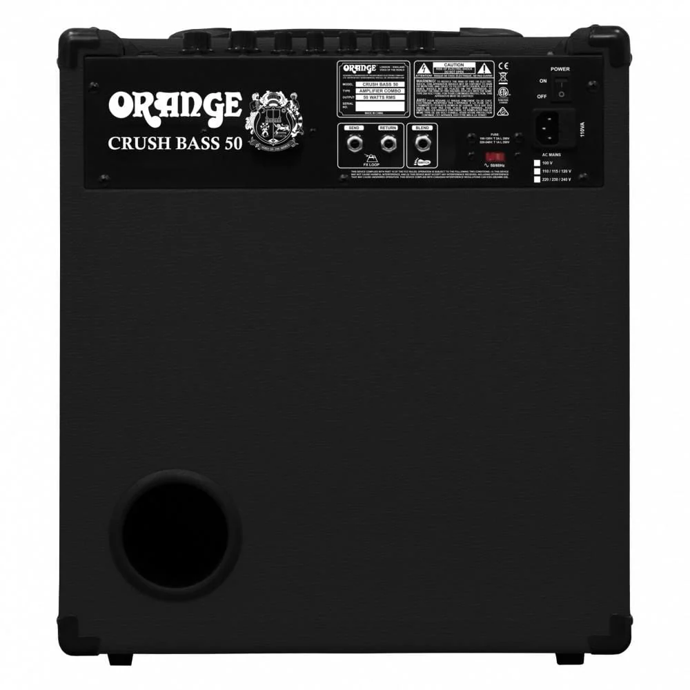 Orange Crush Bass 50 Bass Guitar Amplifier - Image 8