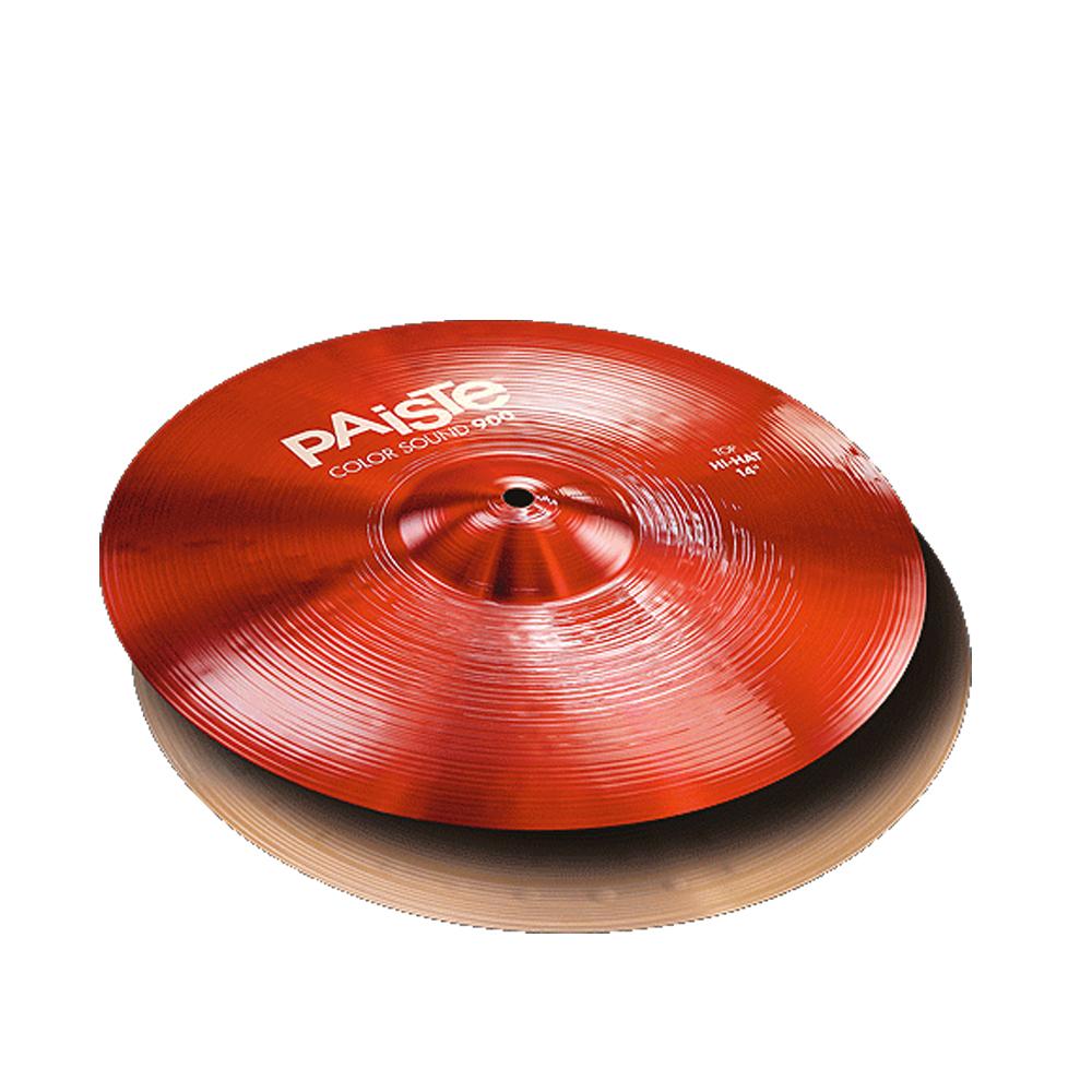 Paiste 14inch Color Sound 900 Red Hi-Hat Cymbal