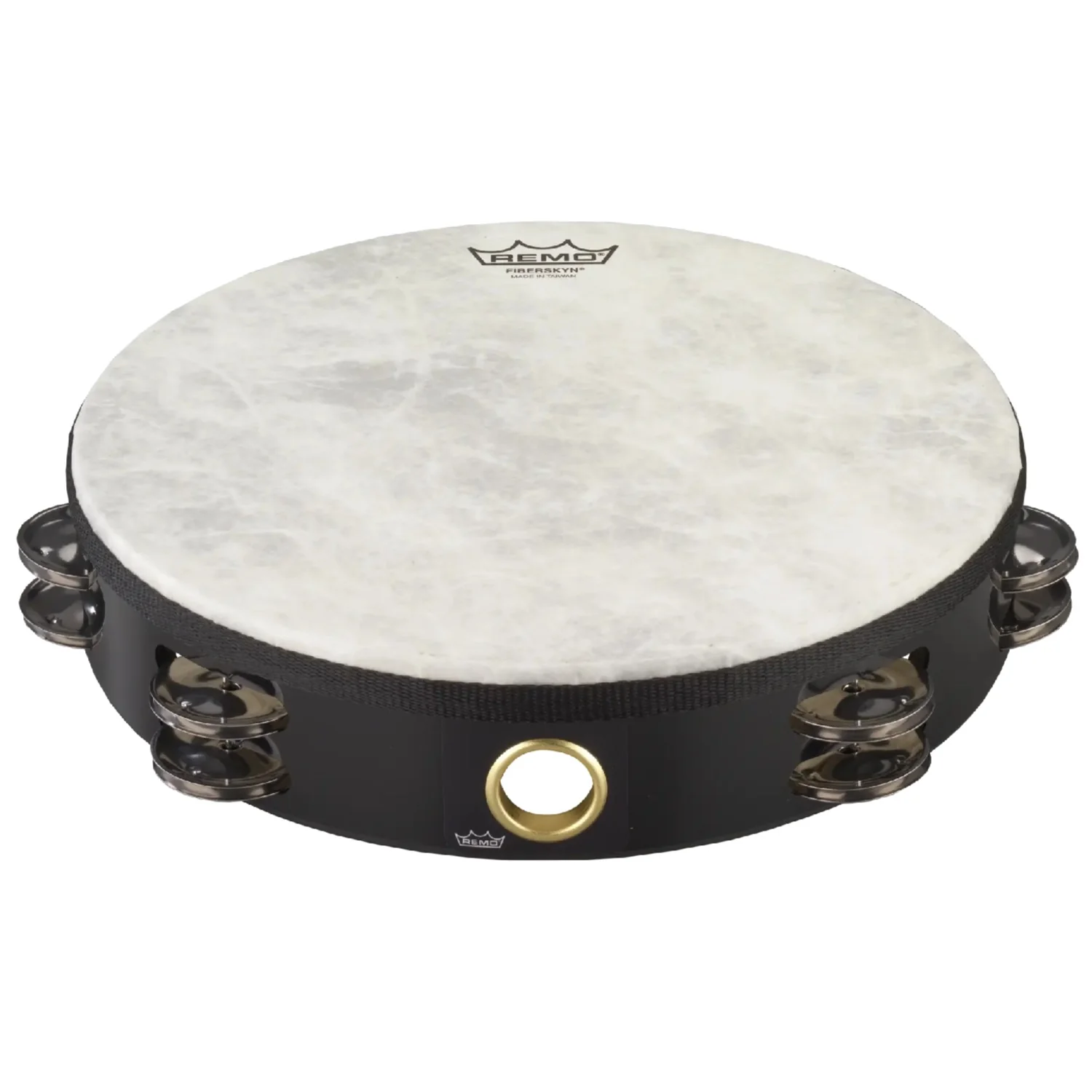 Remo TA521070 Fiberskyn 3 Pretuned 10inch Quadura Black Tambourine