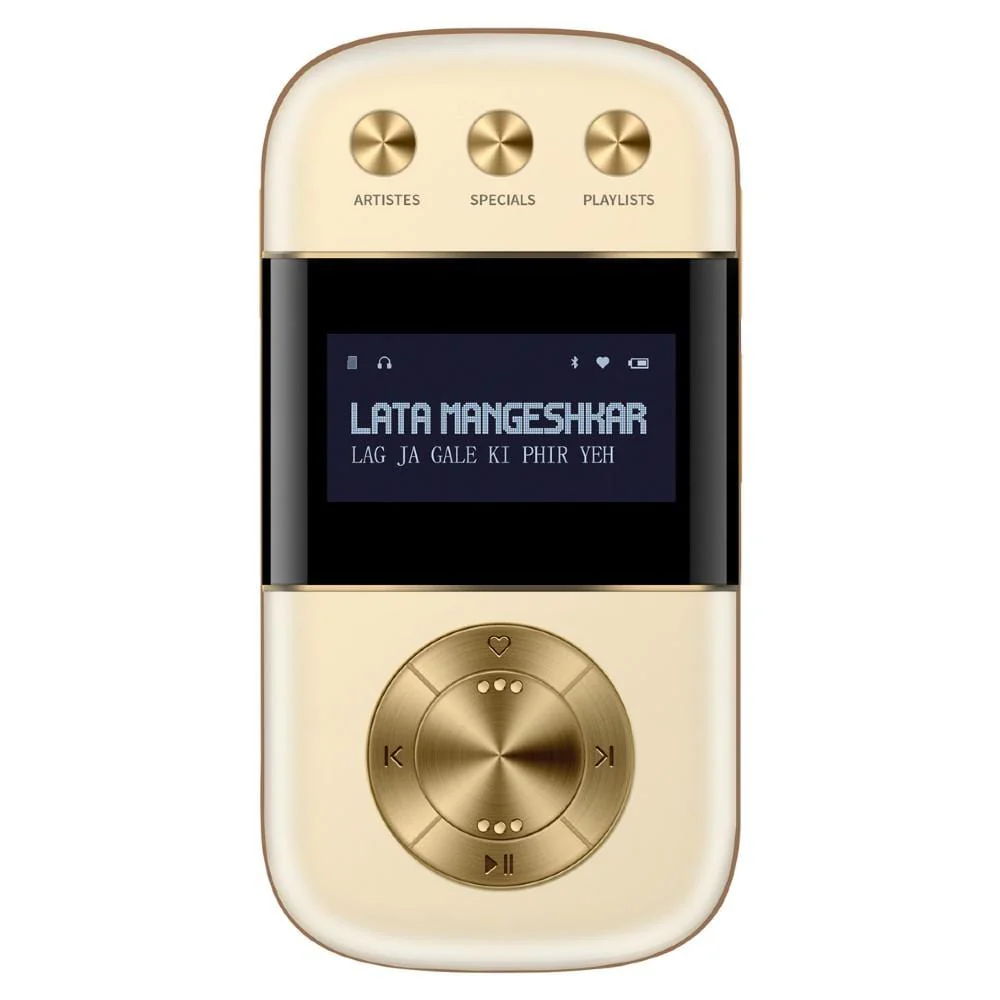 Saregama Carvaan Go Gold Portable Audio Player With 3000 Pre-Loaded Retro Hindi Songs