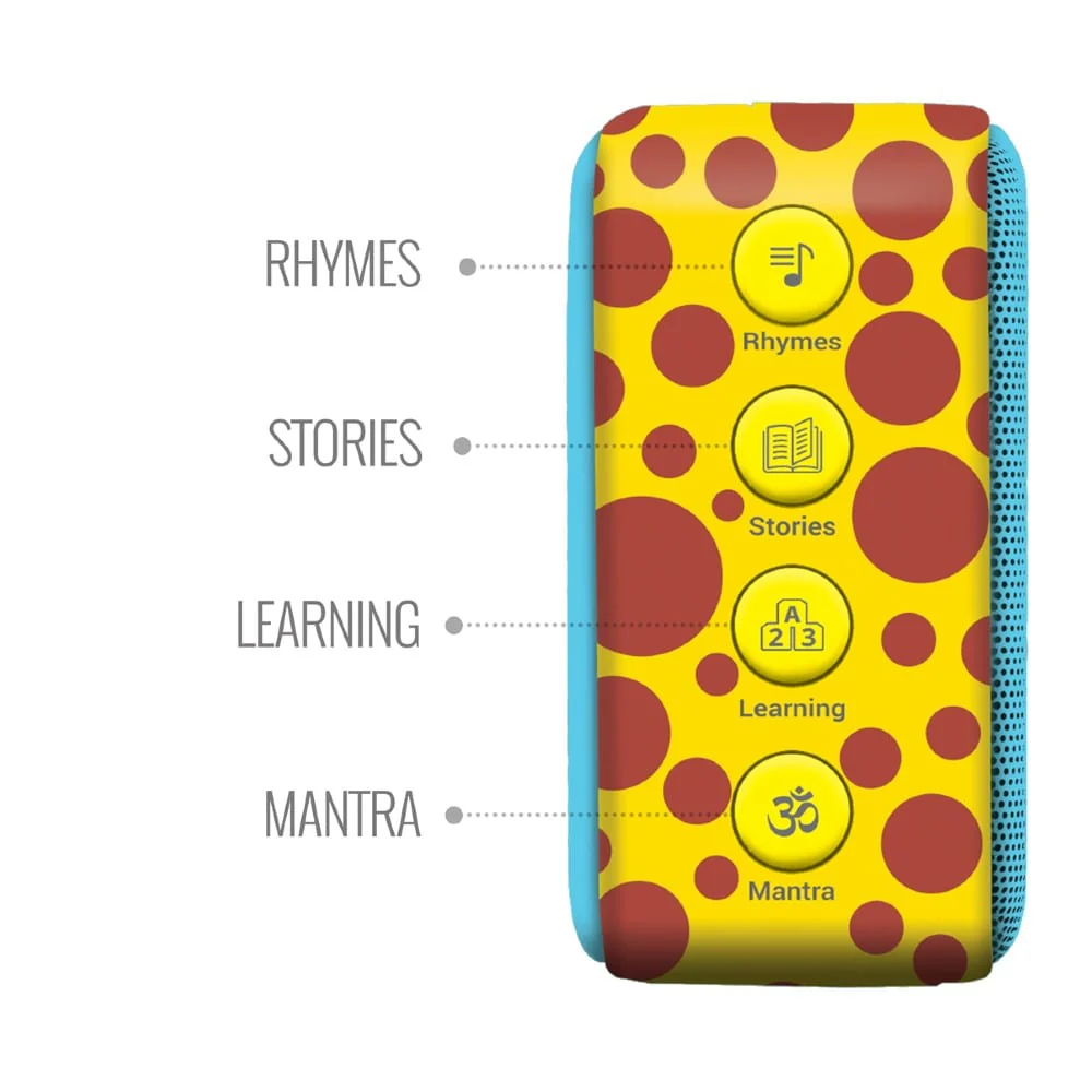 Saregama Carvaan Mini Kids Portable Music Player With Bluetooth/FM/AM/AUX- Baby Blue - Image 3