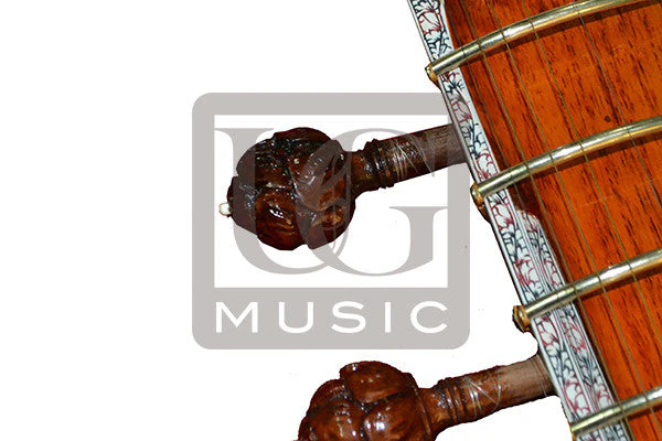 Ultimate Guru Kharaj Pancham Concert Grade Sitar - Image 4