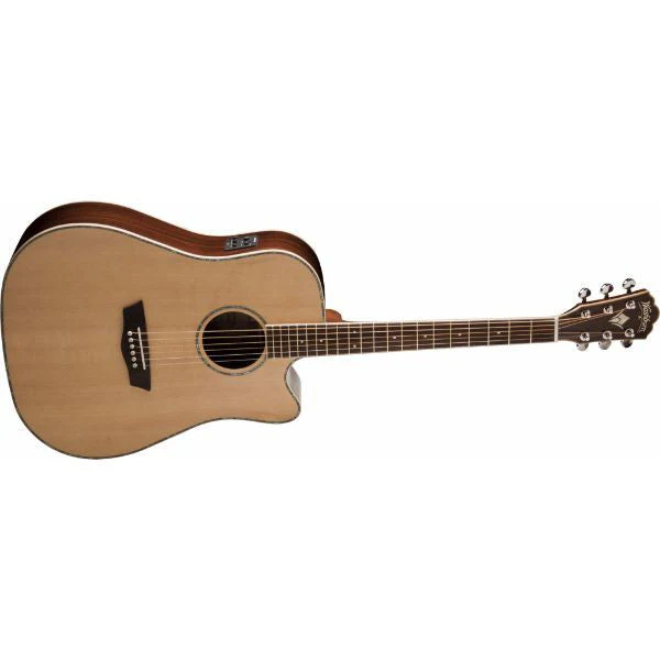 Washburn WD25SCE Deluxe Rosewood Series Acoustic Electric Guitar