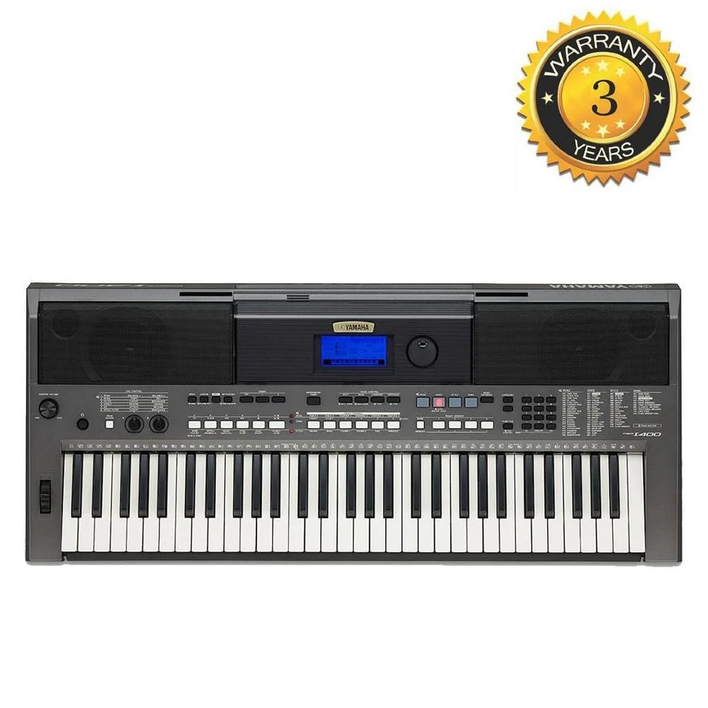 Yamaha PSR I400 61 Key Portable Keyboard Bundle with Polishing Cloth, Stand, Online Lessons & Ebook - Image 2