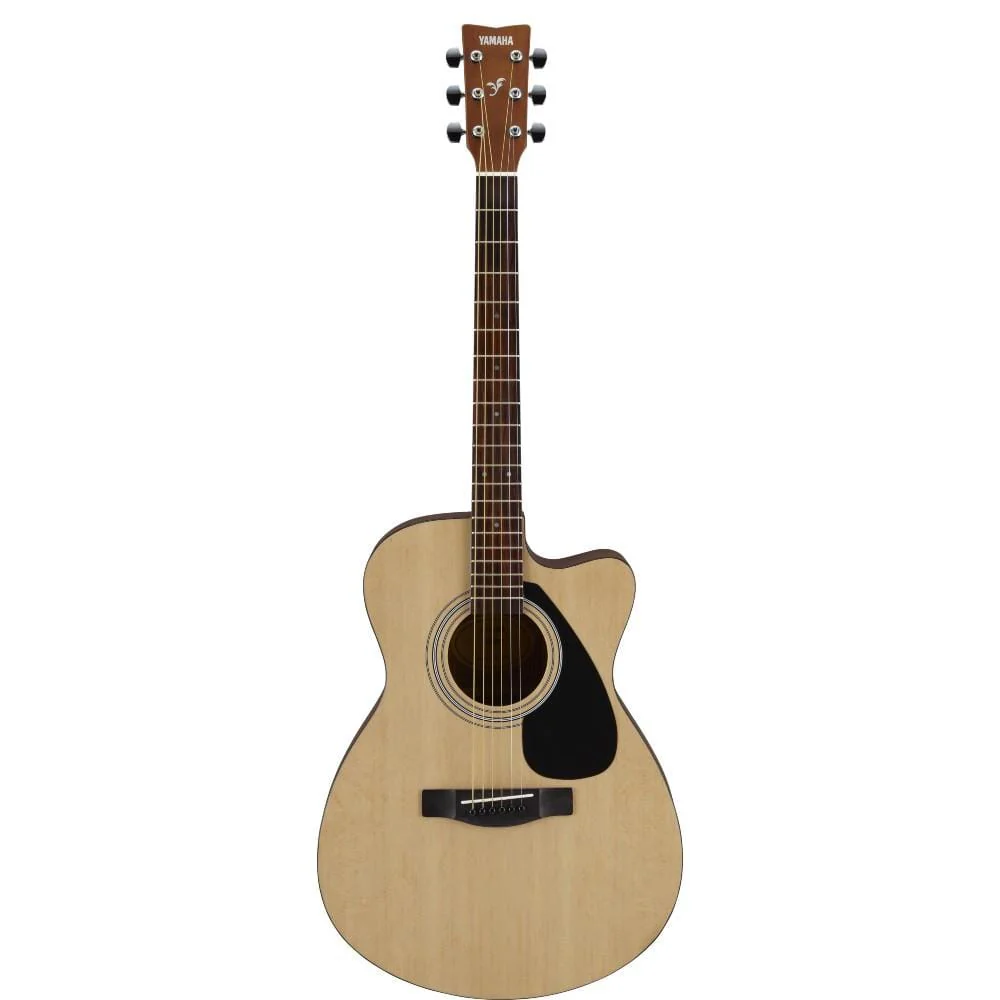 Yamaha FS80C The Ultimate Concert Body Cutaway Acoustic Guitar with Gigbag, Strap, Picks & Ebook - Image 3